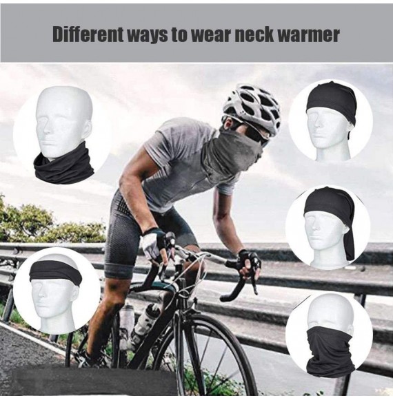 Balaclavas Cooling Neck Gaiter Face Mask Men Women Bandana Headwear for Dust Wind Sun Protection - 2 Combination 01 - C41998U...