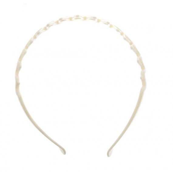 Headbands Women's Zig Zag Rake Headband (White) - White - C6186G2HETC