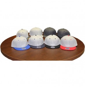 Baseball Caps Custom Snapback Hat Otto Embroidered Your Own Text Flatbill Bill Snapback - Navy/Red Bill - CQ187D3U5M3