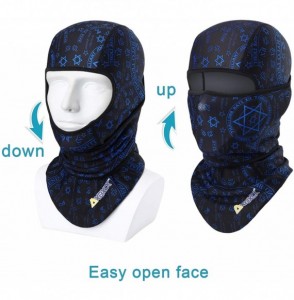 Balaclavas Balaclava Windproof Ski Mask(Easy Open/Close) - Deepblue - CI18A6U39HN