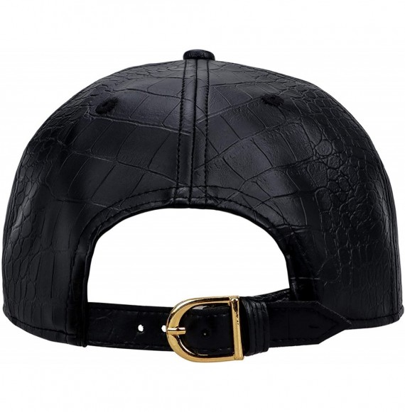 Skullies & Beanies Hip Hop Hat-Flat-Brimmed Hat-Rock Cap-Adjustable Snapback Hat for Men and Women - T-black - CK199L3R3DR