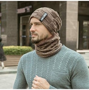 Skullies & Beanies Unisex Beanie Skull Cap Circle Neck Warmer Gifts Comfortable Soft Slouchy Warm Scarf and Hat - CS1933IRUX5