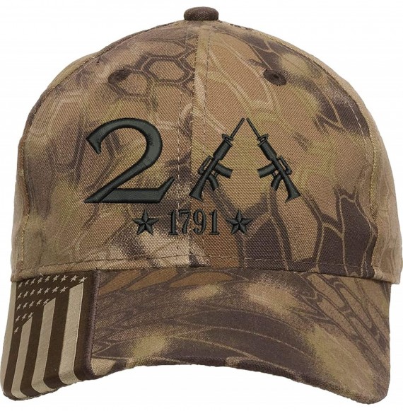 Baseball Caps Only 2nd Amendment 1791 AR15 Guns Right Freedom Embroidered One Size Fits All Structured Hats - Highlander - CW...