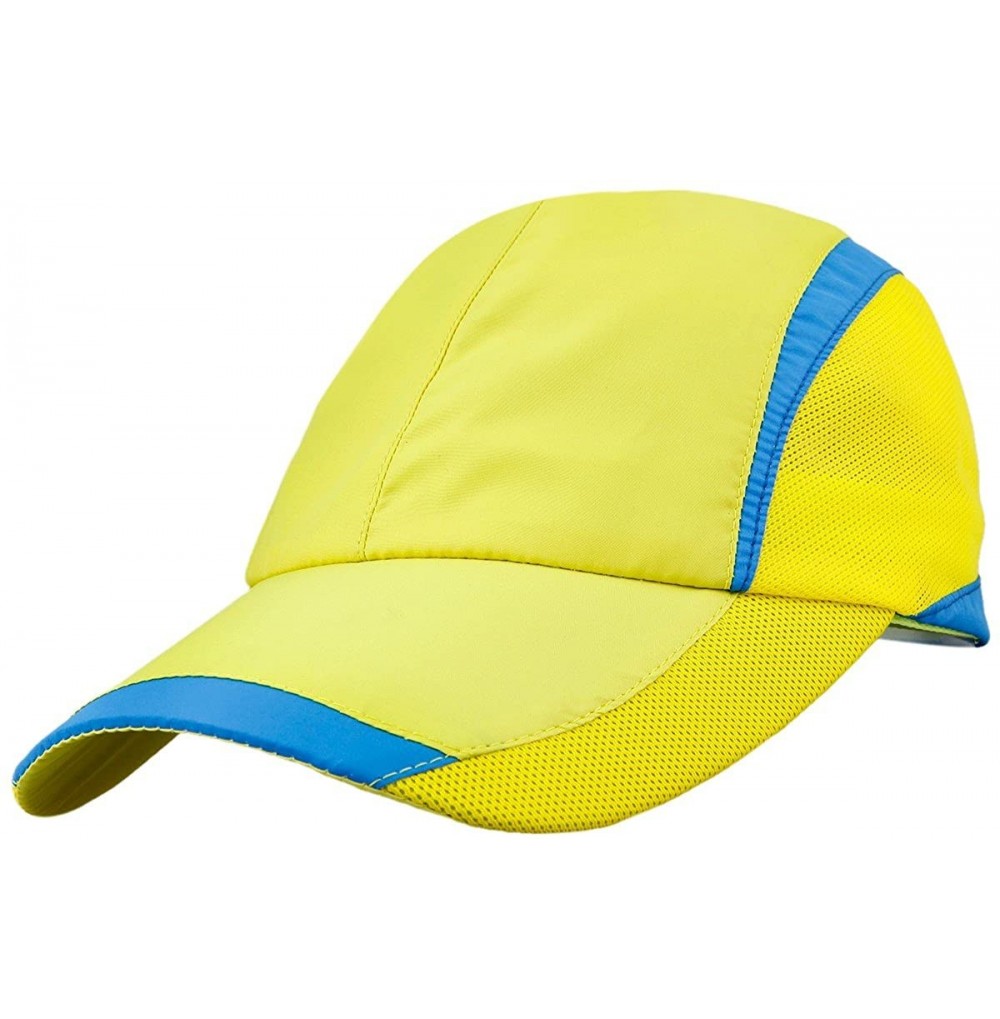 Baseball Caps Unisex Baseball Cap-Lightweight Breathable Running Quick Dry Sport Hat - P-style 3 Yellow - CA18D3RTO3D