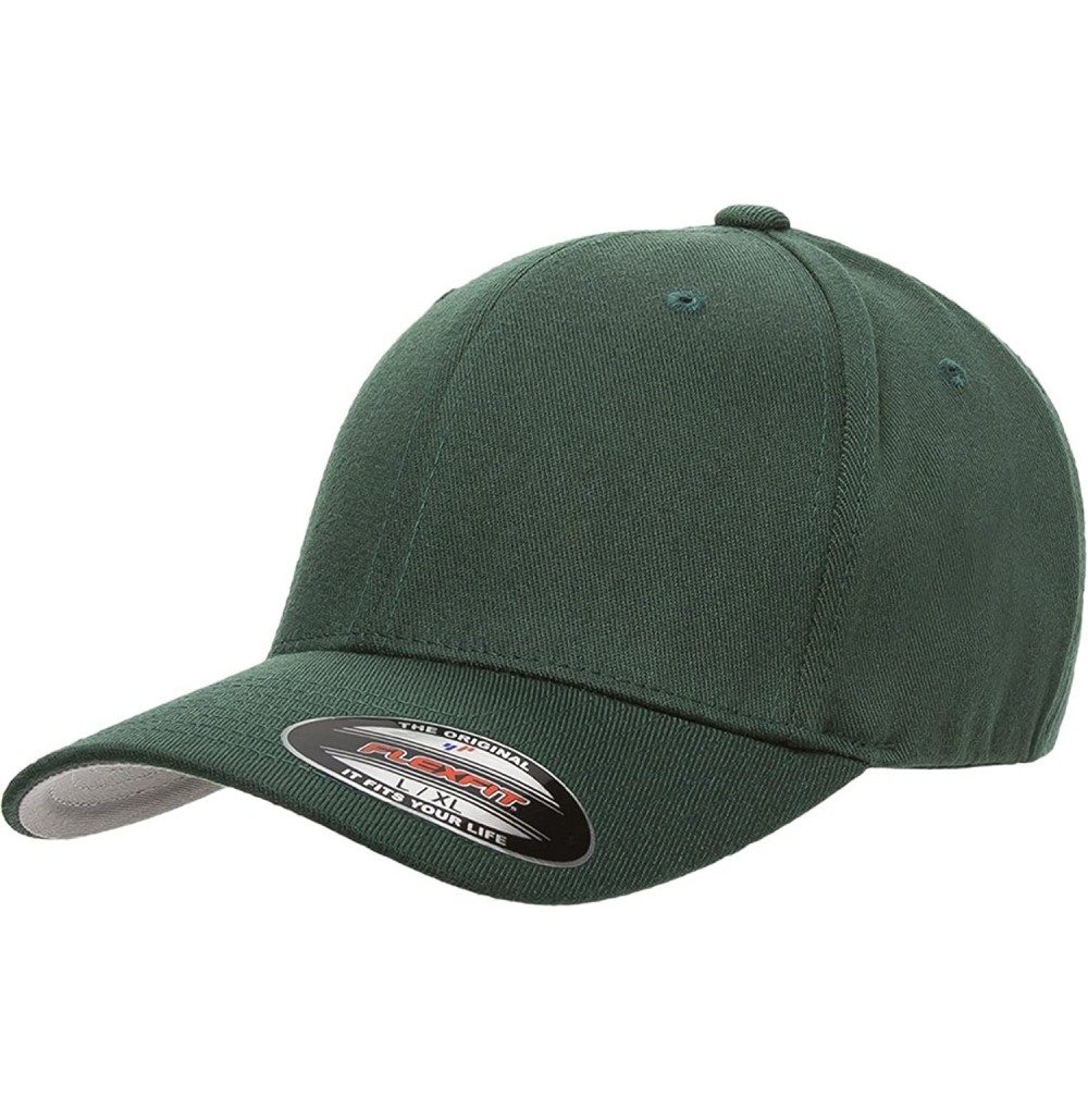 Baseball Caps Men's Wool Blend Hat - Spruce - C6193KMAGEC