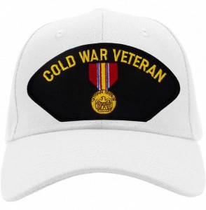 Baseball Caps National Defense Service Medal - Cold War Veteran Era Hat/Ballcap Adjustable One Size Fits Most - White - CY18S...