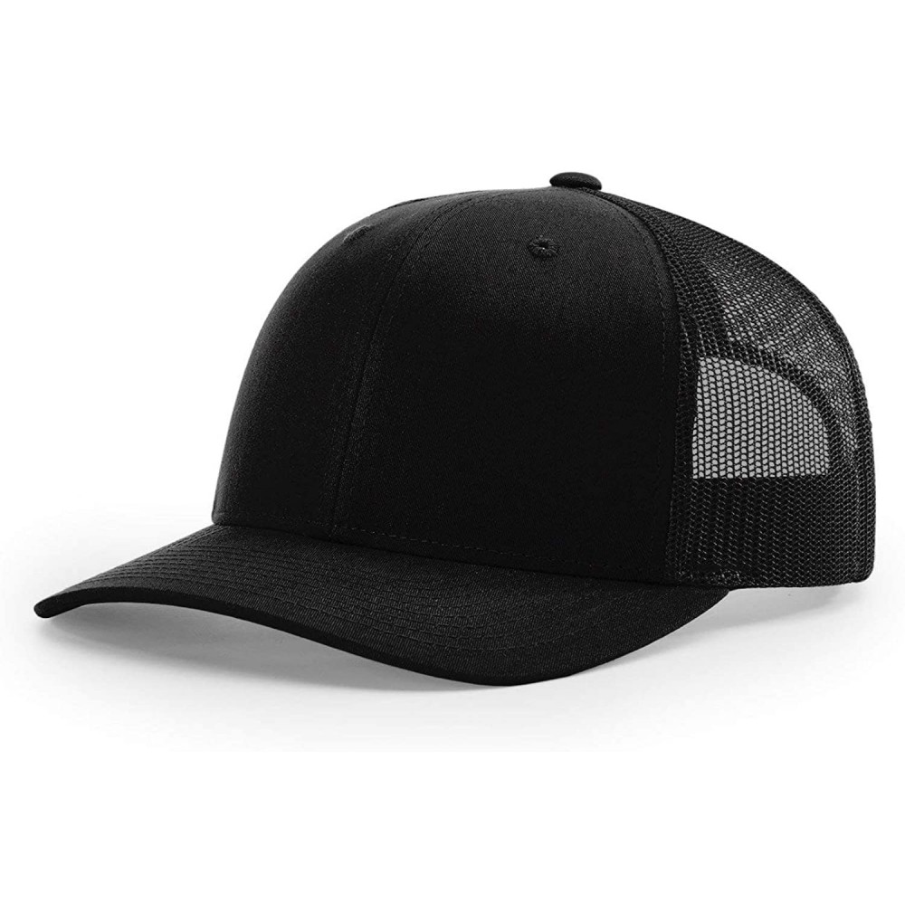 Baseball Caps Boy's Trucker Snapback Cap - Black - Adjustable - CI18KRGR0UI