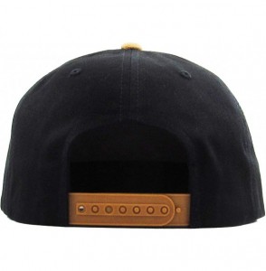 Baseball Caps Classic Snapback Hat Blank Cap - Cotton & Wool Blend Flat Visor - (1.9) Black Timberland - C618L7SW0NC
