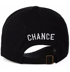 Baseball Caps Number 3 Baseball Cap Embroidered Adjustable Chance The Rapper Hip Hop Hats - Black+white - CO1899Q4GHZ