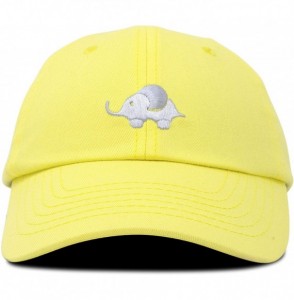 Baseball Caps Cute Elephant Hat Cotton Baseball Cap - Minion Yellow - CB18LILZ7RN