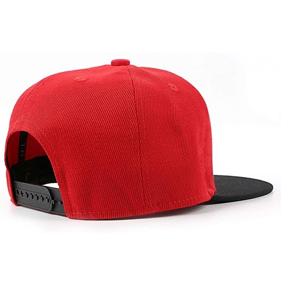 Baseball Caps Unisex Man's Baseball Cap Adjustable Mesh Caps Trucker Dad Hats Snapback Hat - Red-1 - CH18A2Z9DOY