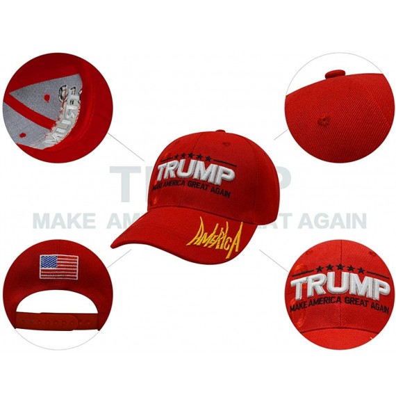 Baseball Caps Trump Cap 2020 Keep America Great USA Baseball Caps Embroidered Donald Trump Hat Adjustable hat - CT18M79CU8G