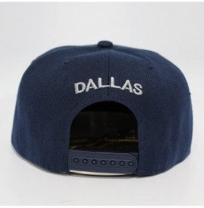 Baseball Caps Team Color City Name Black Snapback Embroidered Baseball Football Snapback Hat Unisex - Cs101 Dallas - CD185LTKWU7