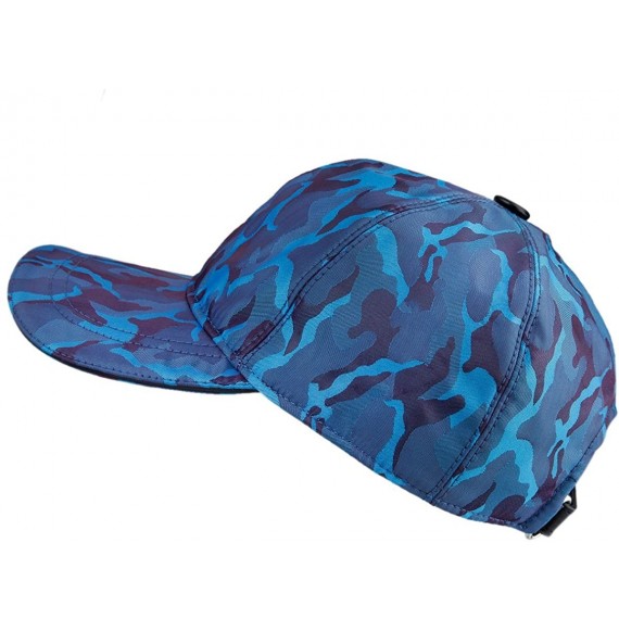 Baseball Caps Unisex Baseball Cap-Adjustable Camouflage Tactical Outdoor Sun Cool Sport Hat - 1-blue - CS18D3I4C50