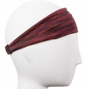 Headbands Xflex Space Dye Adjustable & Stretchy Wide Headbands for Women - Lightweight Space Dye Maroon - C617Y7O8MCN
