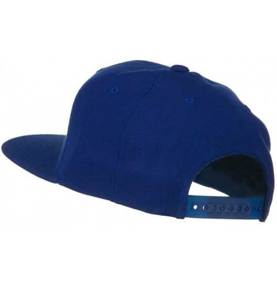 Baseball Caps Wool Blend Prostyle Snapback Cap - Royal - Royal - CG118E483NH