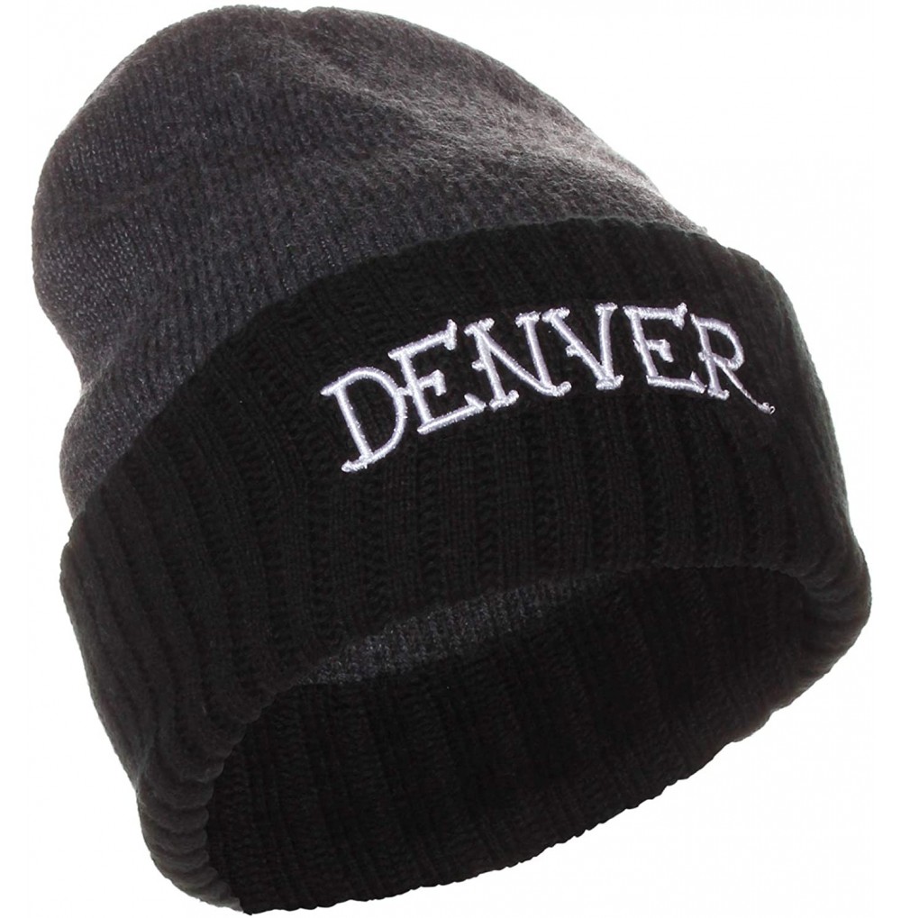 Skullies & Beanies Unisex USA Cities Knit Hat Cap Beanie - Denver - C612N3DC2MI