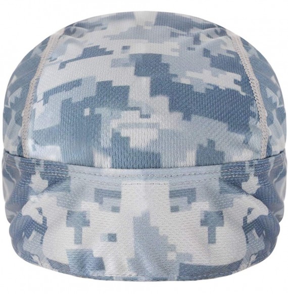 Skullies & Beanies Protection Sweatband Headband Breathable Halloween - Blue Camo - CA18XCZ0W22