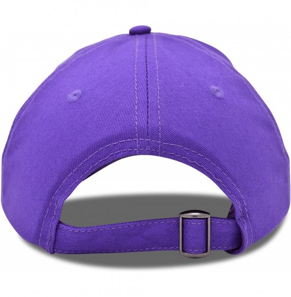 Baseball Caps Cute Moose Hat Baseball Cap - Purple - CF18LZ79ND7