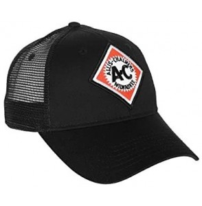 Baseball Caps Allis Chalmers Hat with Vintage AC Logo- Black Mesh - CA1274J3Y81
