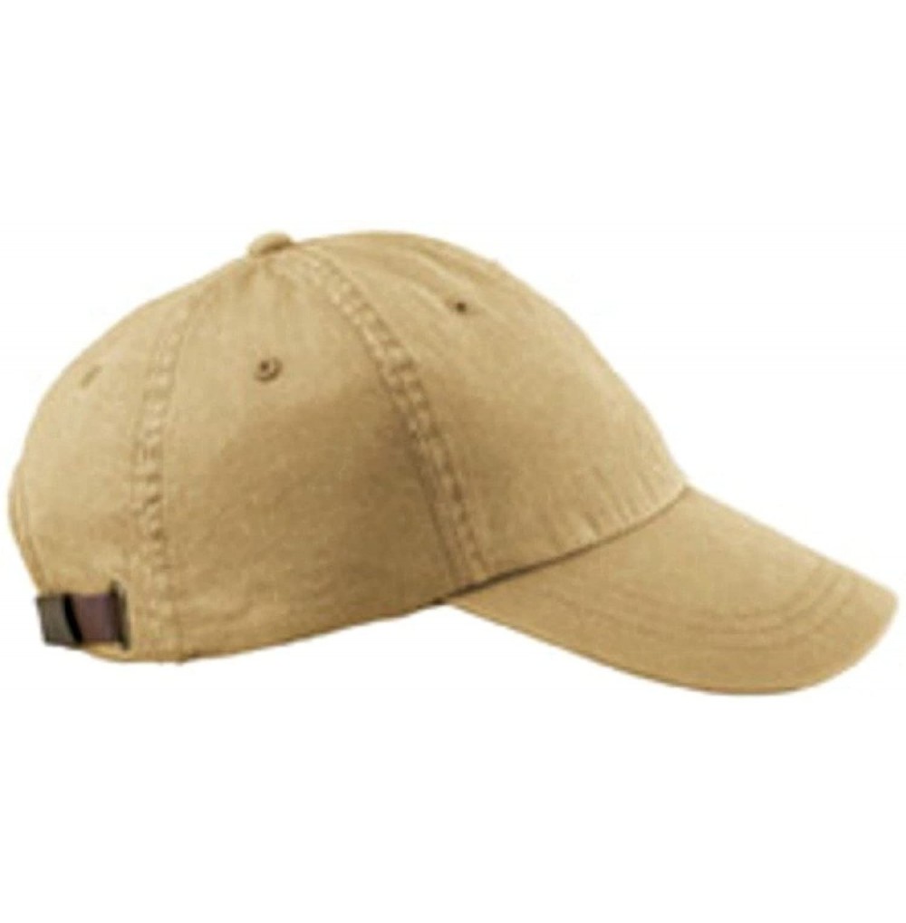 Baseball Caps Monogrammed 6-Panel Low-Profile Washed Pigment-Dyed Cap - Chamois - CP12IJQE8M9