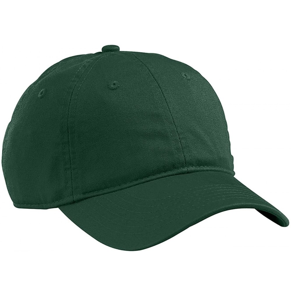 Baseball Caps 100% Organic Cotton Twill Adjustable Baseball Hat - Emerald Forest - C711R3GLFC3