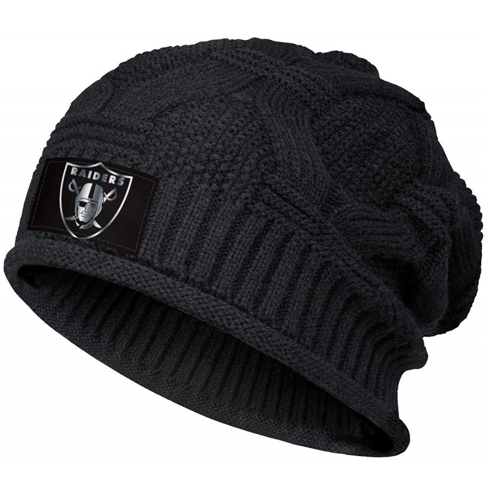 Skullies & Beanies Trendy Winter Warm Beanies Hat for Mens Women's Slouchy Soft Knit Beanie Cool Knitting Caps - Black-21 - C...