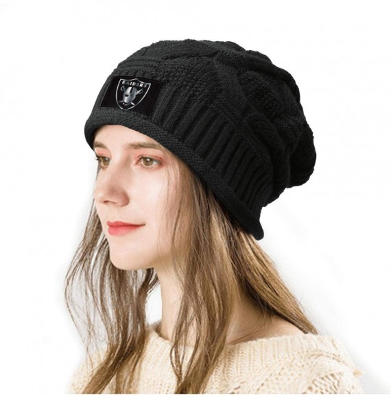 Skullies & Beanies Trendy Winter Warm Beanies Hat for Mens Women's Slouchy Soft Knit Beanie Cool Knitting Caps - Black-21 - C...