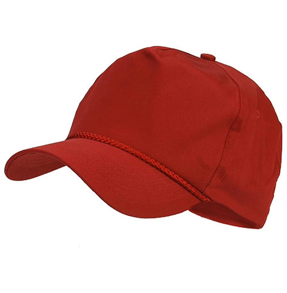 Baseball Caps Cotton Twill Golf Cap - Garnet - C91126W39HD