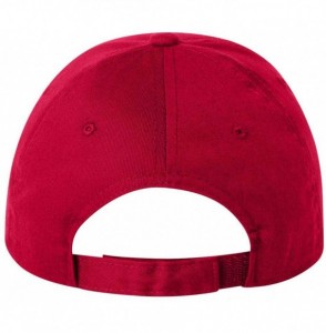 Baseball Caps VC900 - Poly/Cotton Twill Cap - Red - CV118D1BIOH