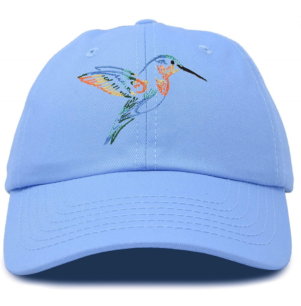 Baseball Caps Hummingbird Hat Baseball Cap Mom Nature Wildlife Birdwatcher Gift - Light Blue - CA18SN9RODM