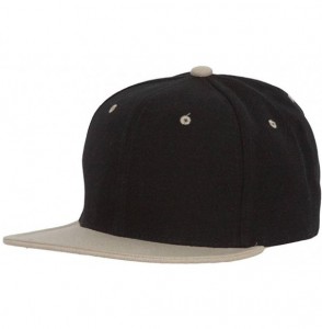 Baseball Caps Vintage Snapback Cap Hat - Black Tan - CO116PDLTRL