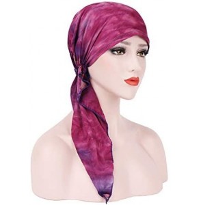 Skullies & Beanies Women Muslim Stretch Turban Hat Chemo Cap Hair Loss Head Scarf Wrap Hijib Cap 2019 New Summer Sun hat - A ...