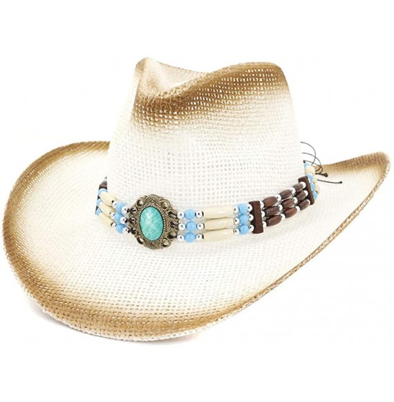 Sun Hats Unisex Sunshade Cap- Summer Outdoor Travel Western Cowboy Hat Casual Solid Mongolian Hat Grassland Visor - CU18W5NHYTO