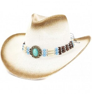 Sun Hats Unisex Sunshade Cap- Summer Outdoor Travel Western Cowboy Hat Casual Solid Mongolian Hat Grassland Visor - CU18W5NHYTO