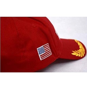 Baseball Caps Make America Great Again Hat [Red]- USA MAGA Cap Adjustable Baseball Hat - C218HAWMCN2