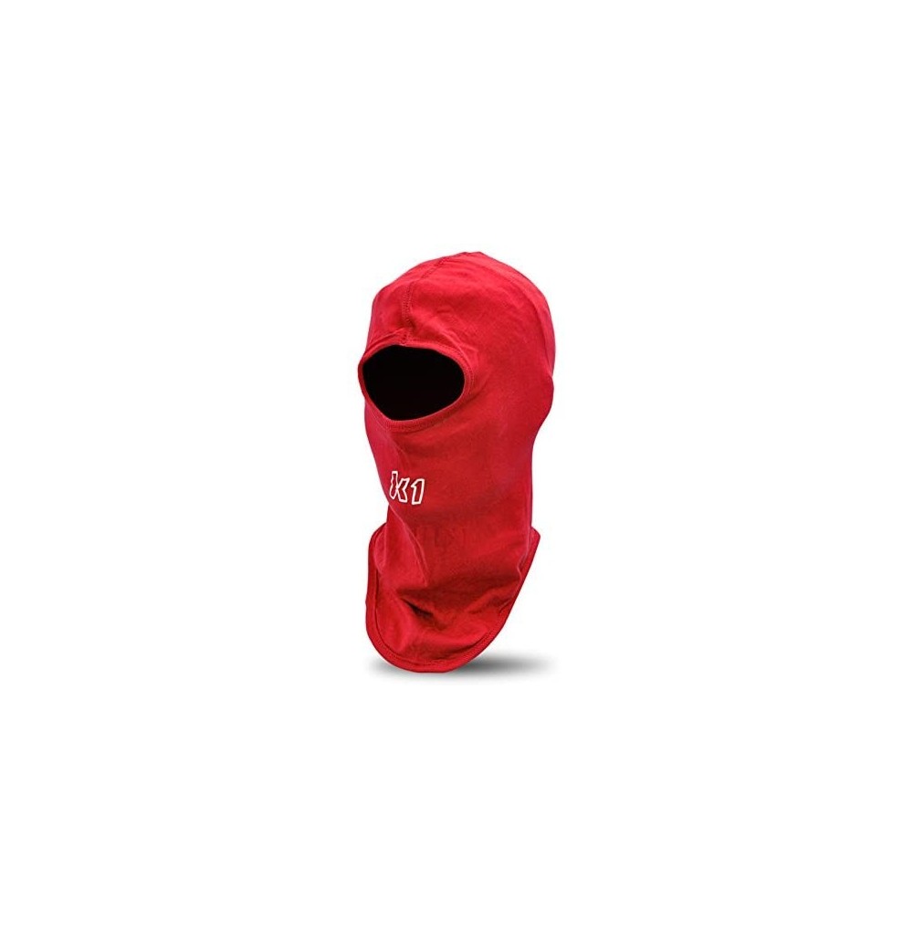 Balaclavas Cotton Full Face Head Sock/Balaclava (Red) - Red - CN125JVD6HZ