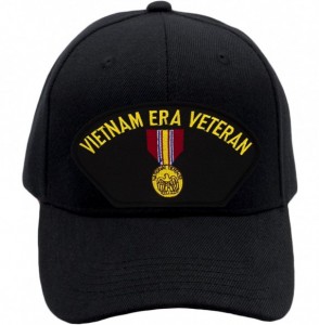 Baseball Caps National Defense Service Medal - Vietnam Era Hat/Ballcap Adjustable One Size Fits Most - Black - C118SROWEIX