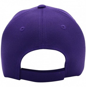 Baseball Caps Classic Baseball Hat Custom A to Z Initial Team Letter- Purple Cap White Black - Letter K - CV18NXY55O2