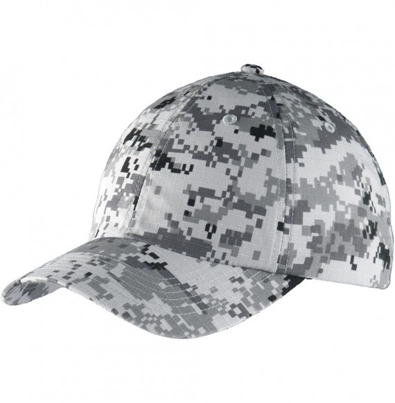 Baseball Caps C925 Digital Ripstop Camouflage Cap - Grey Camo - CC17YXDCQOM