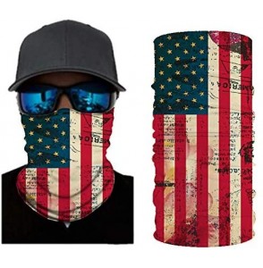 Balaclavas Stripes USA Flag Print Balaclava and Cool Skull Stars for Men Women Dust Wind Mask Neck Gaiter - Cy-wftj-212 - CY1...