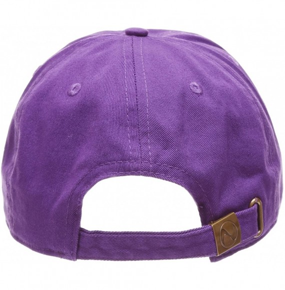 Baseball Caps Plain Stonewashed Cotton Adjustable Hat Low Profile Baseball Cap. - Purple - C412O7ZENJI