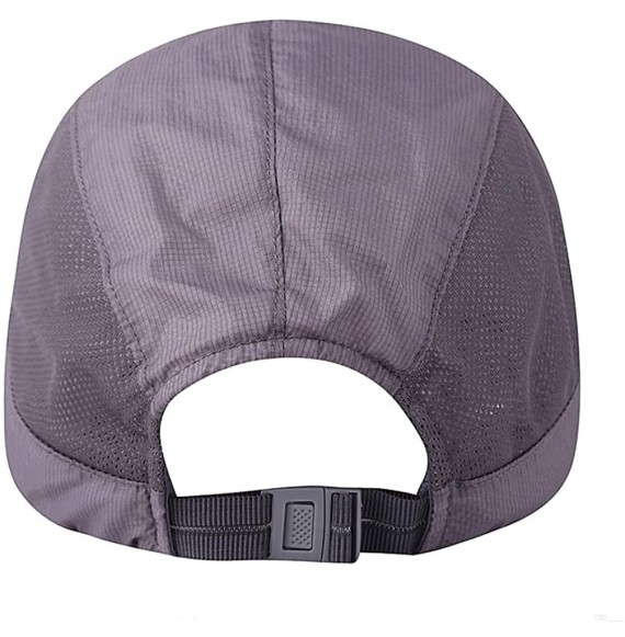 Sun Hats Quick Dry Baseball Cap Visor Hat Breathable Unstructured Sport Hats - Dark Grey - CD12HEQR2RX