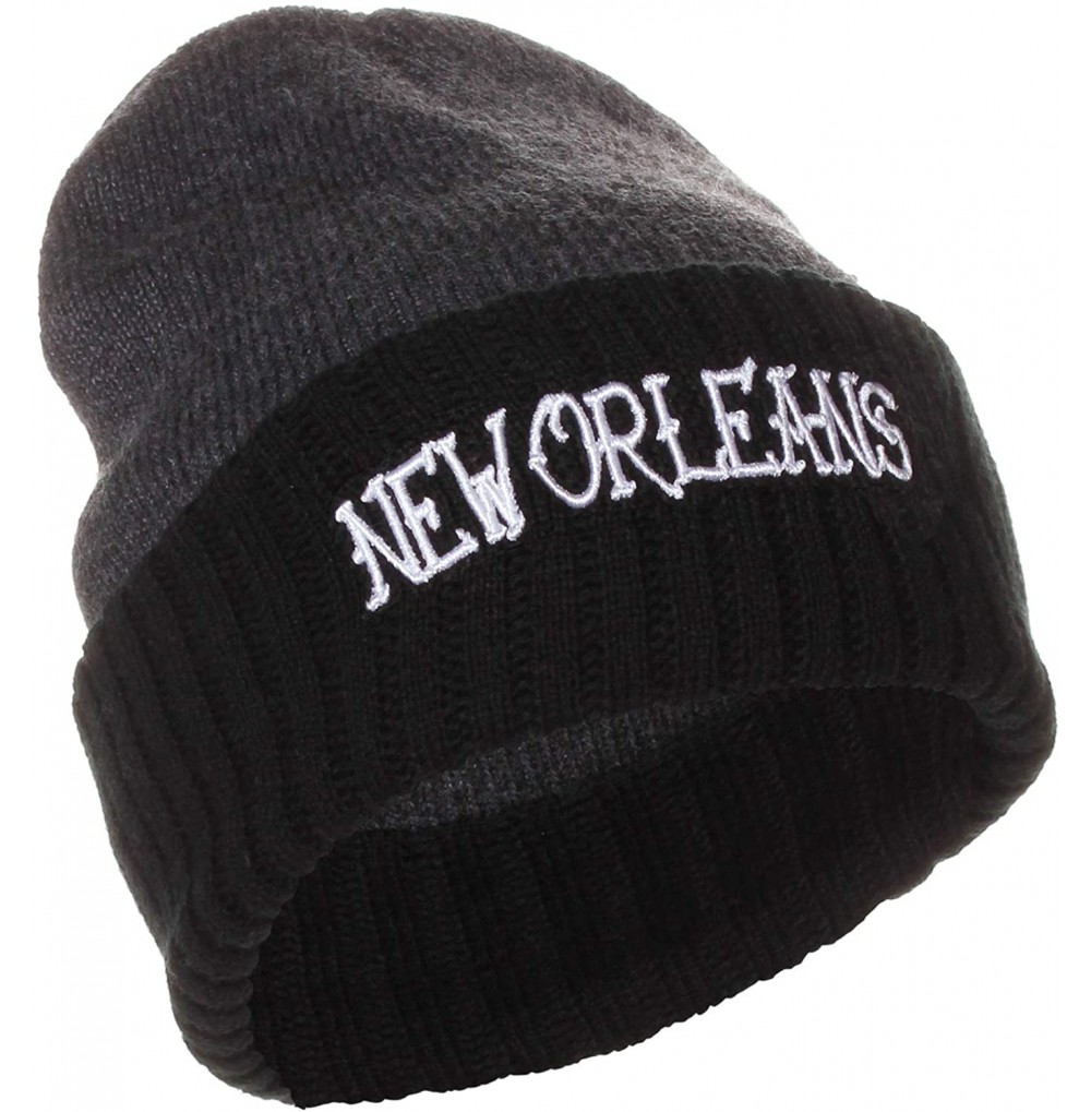 Skullies & Beanies Unisex USA Cities Knit Hat Cap Beanie - New Orleans - CT12N85KULK
