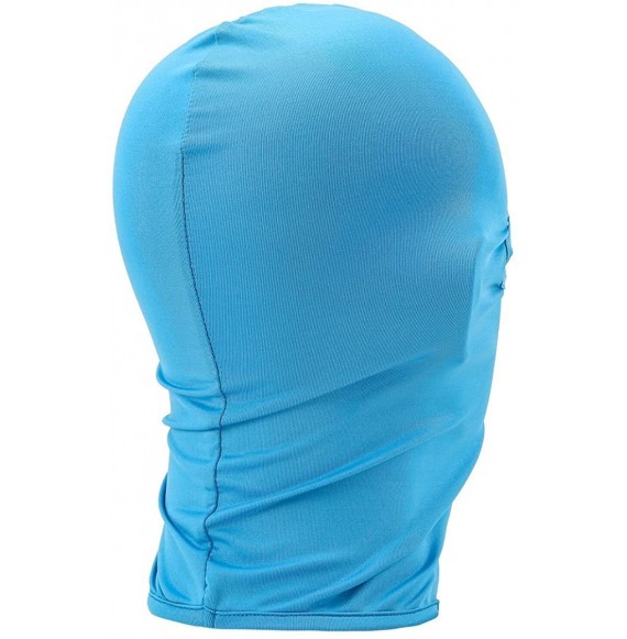 Balaclavas Windproof Full Balaclava Face Mask/Ultra-Thin Neck Gaiter Ski Hood Outdoor Sports Cycling Hat - Light Blue - CR11M...