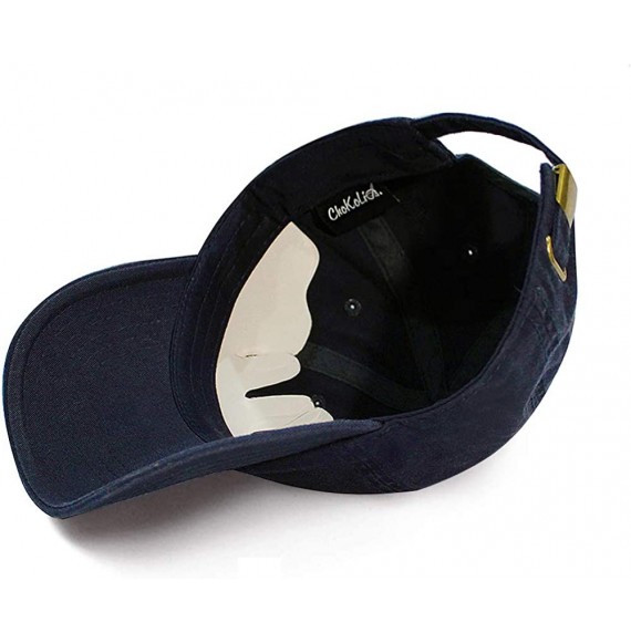 Baseball Caps Be Kind Trendy Fashion Dad Hat Cotton Baseball Cap Polo Style Low Profile - Cotton Navy - CO18SXQZ7OC