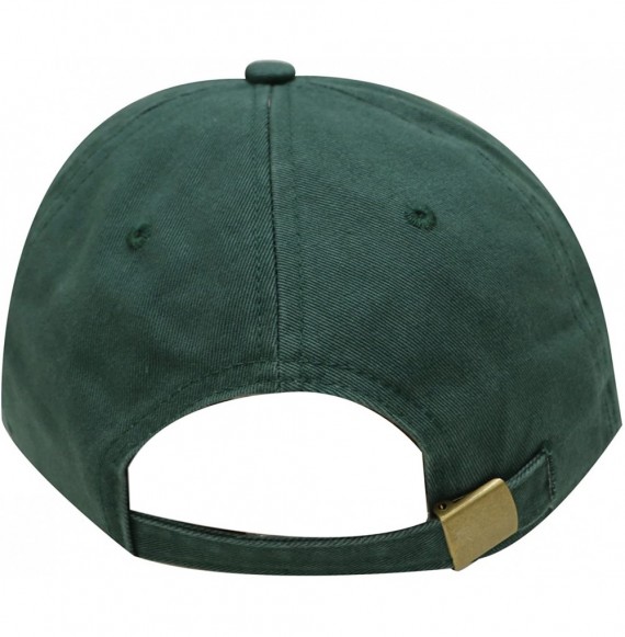 Baseball Caps Taco Emoji Cotton Baseball Cap Dad Hats - Neon Sign Hunter Green - CM185DQE5T4