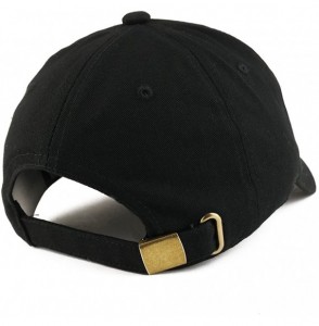 Baseball Caps World's Best Dad Embroidered Low Profile Soft Cotton Dad Hat Cap - Black - CX18D57LUS4