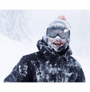 Balaclavas Sock Hood Balaclava Face Mask- Dual Layer Cold Weather Headwear for Men and Women - Snowscape - CG18TUQUXIX
