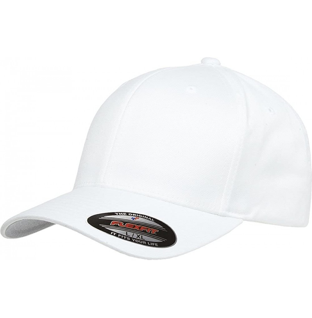 Baseball Caps Wooly Combed Twill Cap w/THP No Sweat Headliner Bundle Pack - White - CA184WSTRI8